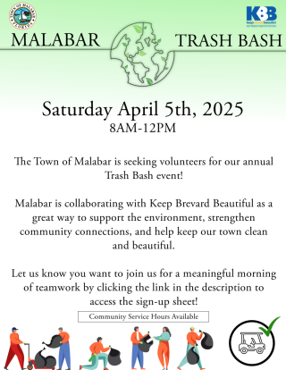 trash bash flyer